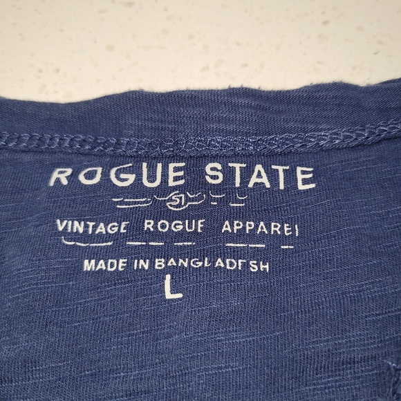 Rogue State blue men's tee size L - Picture 4 of 6